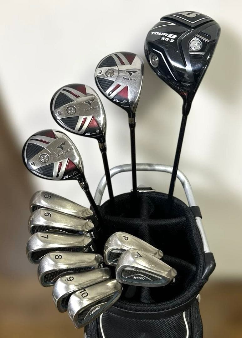 ブリヂストン　ツアーB＆ツアーステージ　男性用ゴルフクラブ　12本セット ブリヂストン ツアーステージ V562 クラブセット 12本組の通販 テレ東