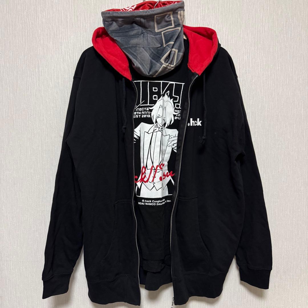 .hack パーカー 追奏 ライブ Tシャツ ネックウォーマー 3点セット LISTEN FLAVOR(リッスン・フレーバー) トリックベア 推し活パーカー