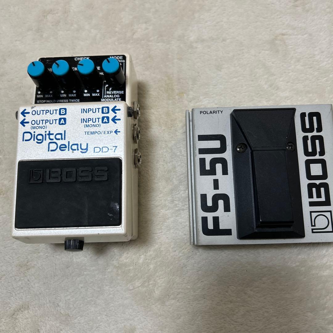 BOSS DD-7 デジタルディレイ + FS-5U Amazon.com: Boss DD-7 Digital Delay Pedal : Musical Instruments