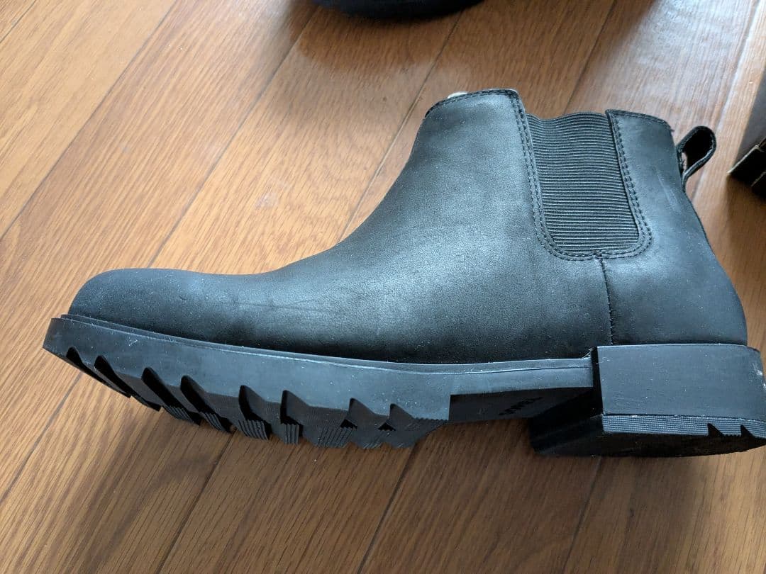 美品☆SOREL NL.4324 エミリーII チェルシー25.0cm ブラック - メルカリ