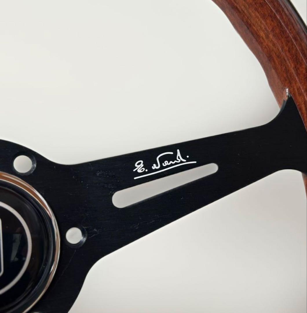 NARDI ステアリング クラシック ウッド&ブラックスポーク14インチ 社外