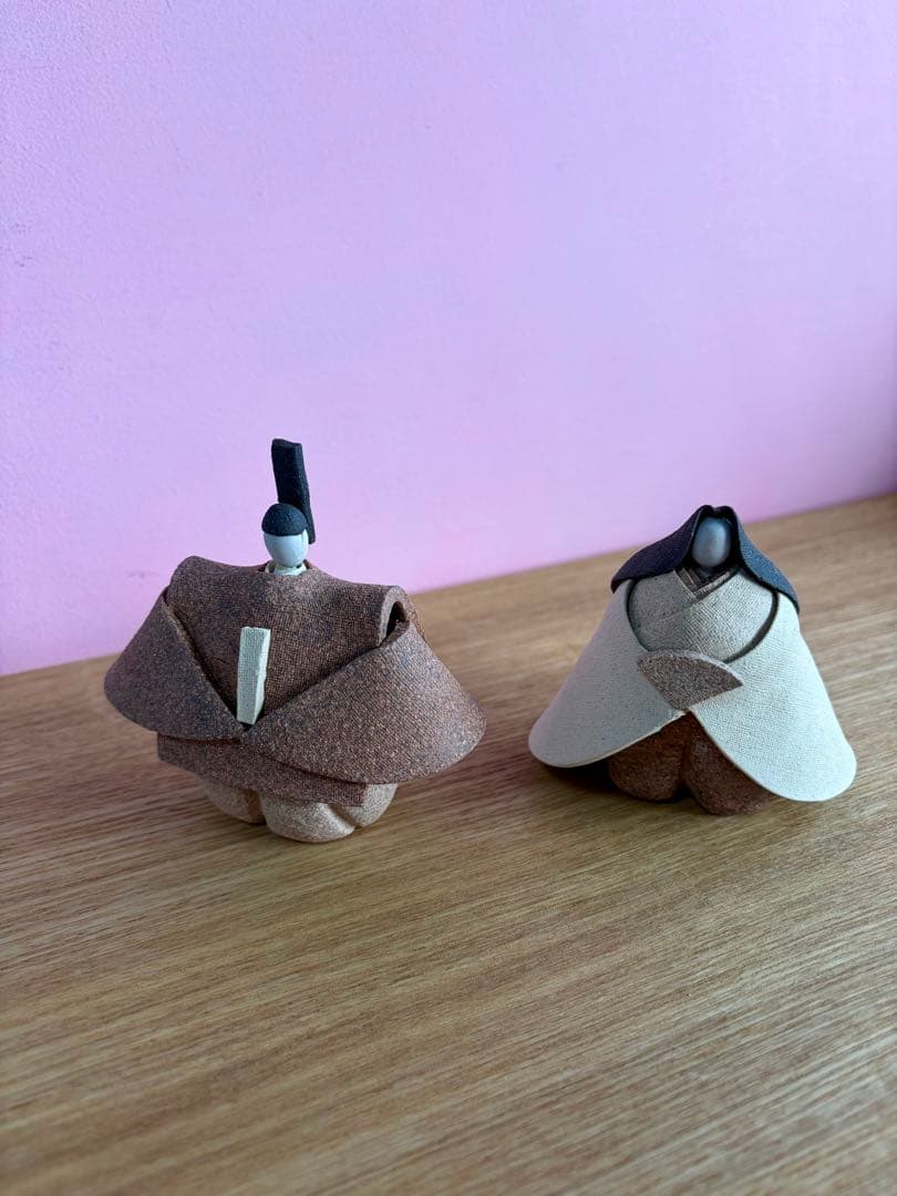 陶芸 永田みどり 陶土雛人形 陶雛 雛人形 大人のお雛様 初節句 - メルカリ