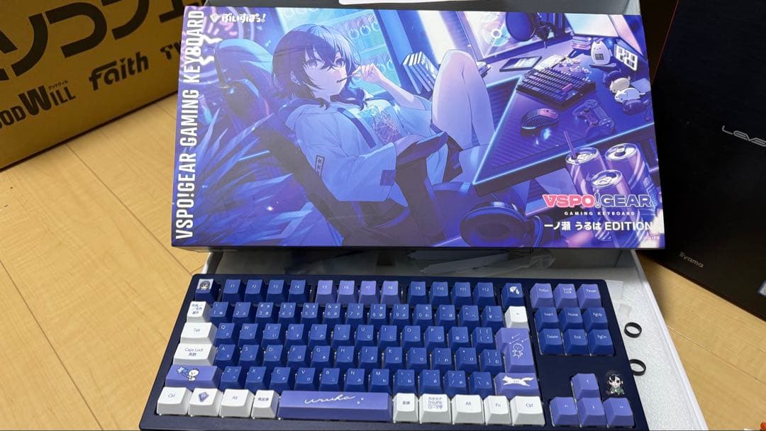 【動作確認済】ぶいすぽ キーボード 一ノ瀬うるはEdition Best One(ベストワン) / VSPO! GEAR ゲーミングキーボード 一ノ瀬うる