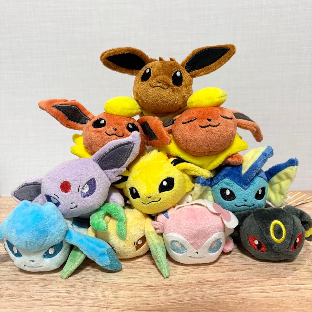 ポケモンセンター　イーブイズ　くったりぬいぐるみ　10体セット　タグ付き ポケモンセンター イーブイズ くったりぬいぐるみ 10体セット タグ付き