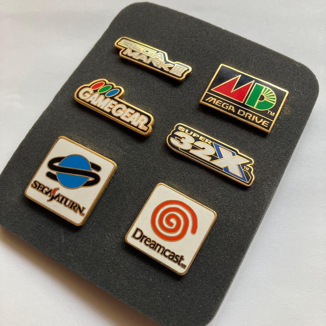 原品限り！】SEGA セガ 歴代 ハードロゴ ピンバッジ ピンズ 6個セット
