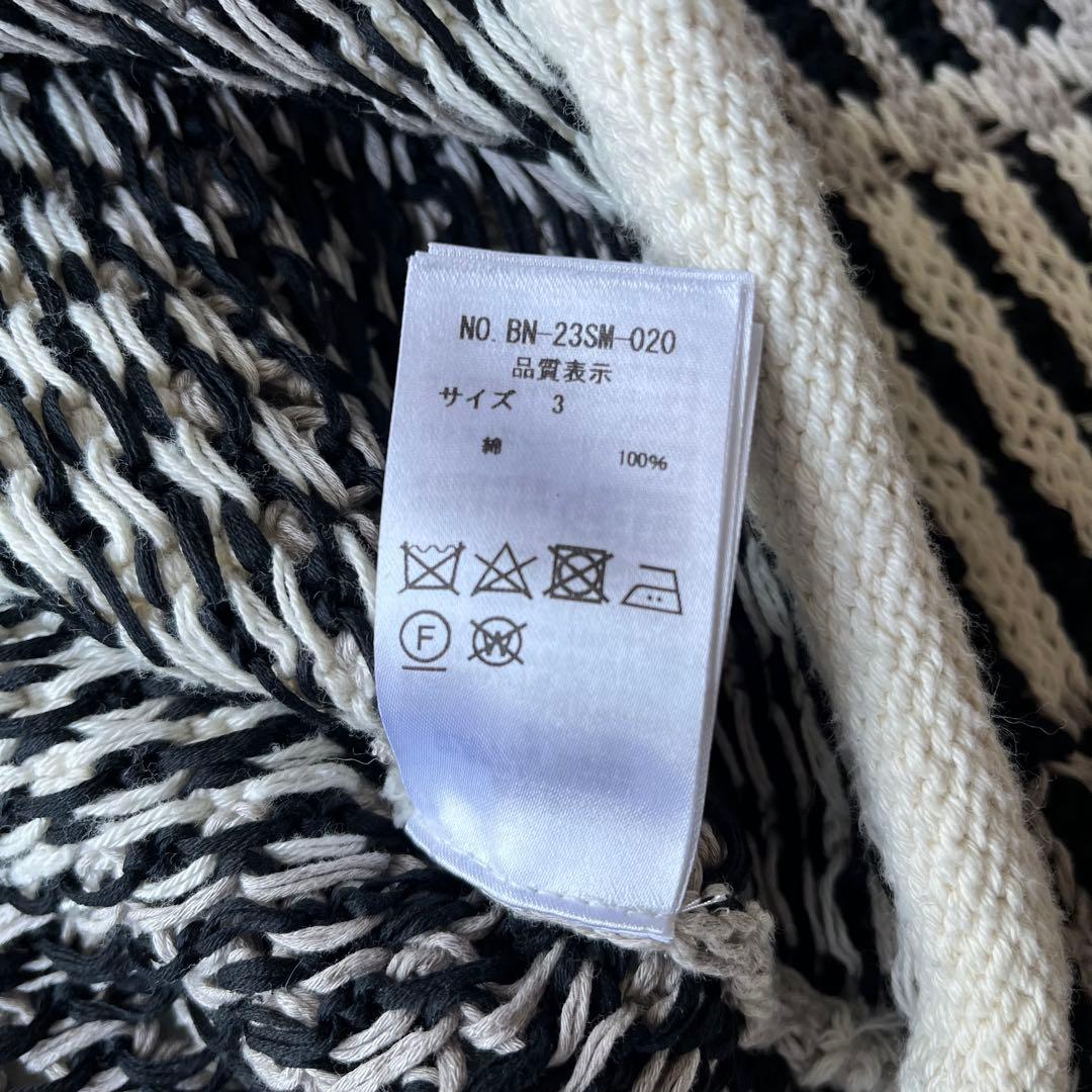 美品 BATONER 23SS MIX YARN CREW NECK 3 綿 - メルカリ