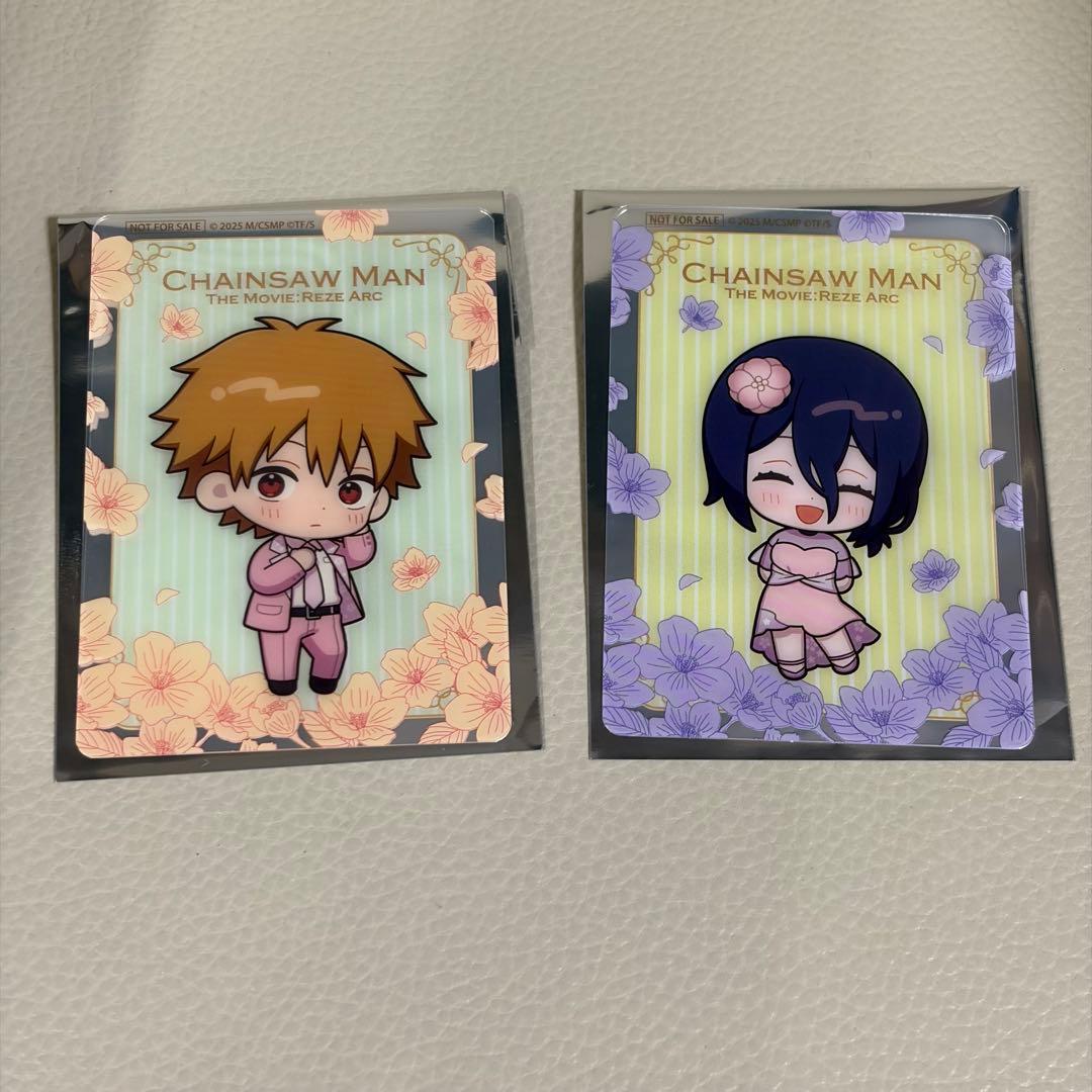 チェンソーマン プリンスホテル 特典 クリアカード レゼ デンジ 2点