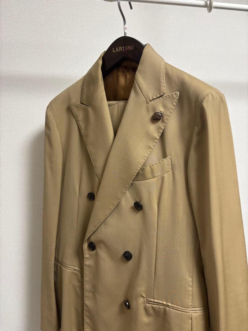 【希少】ガブリエレパジーニ3Pスーツ46 美品/国内正規 Gabriele Pasini ガブリエレパジーニ JG16728Q Marzotto