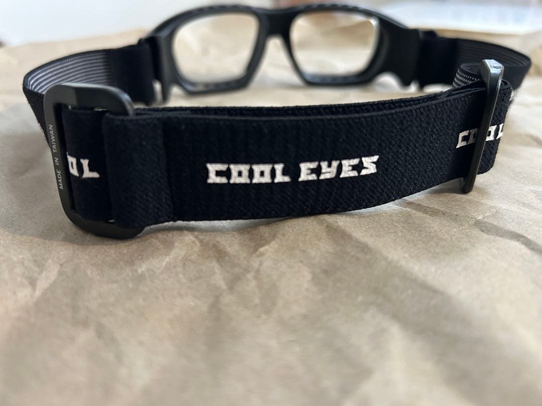 クールアイズジャパン スポーツ用メガネ ブラック クリアレンズ