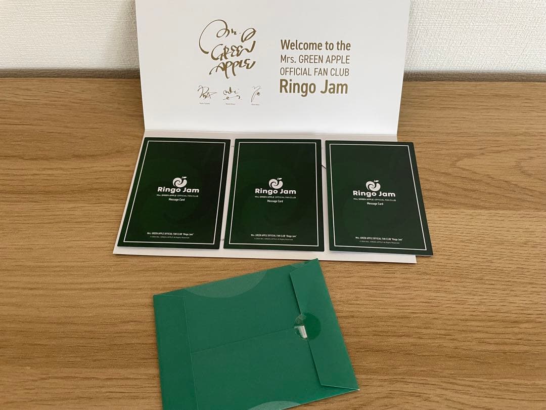 ミセスグリーンアップルFCメッセージカード - メルカリ