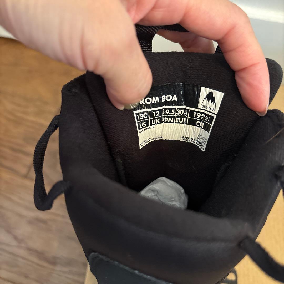 BURTON 子ども用スノーボードブーツ　19.5cm