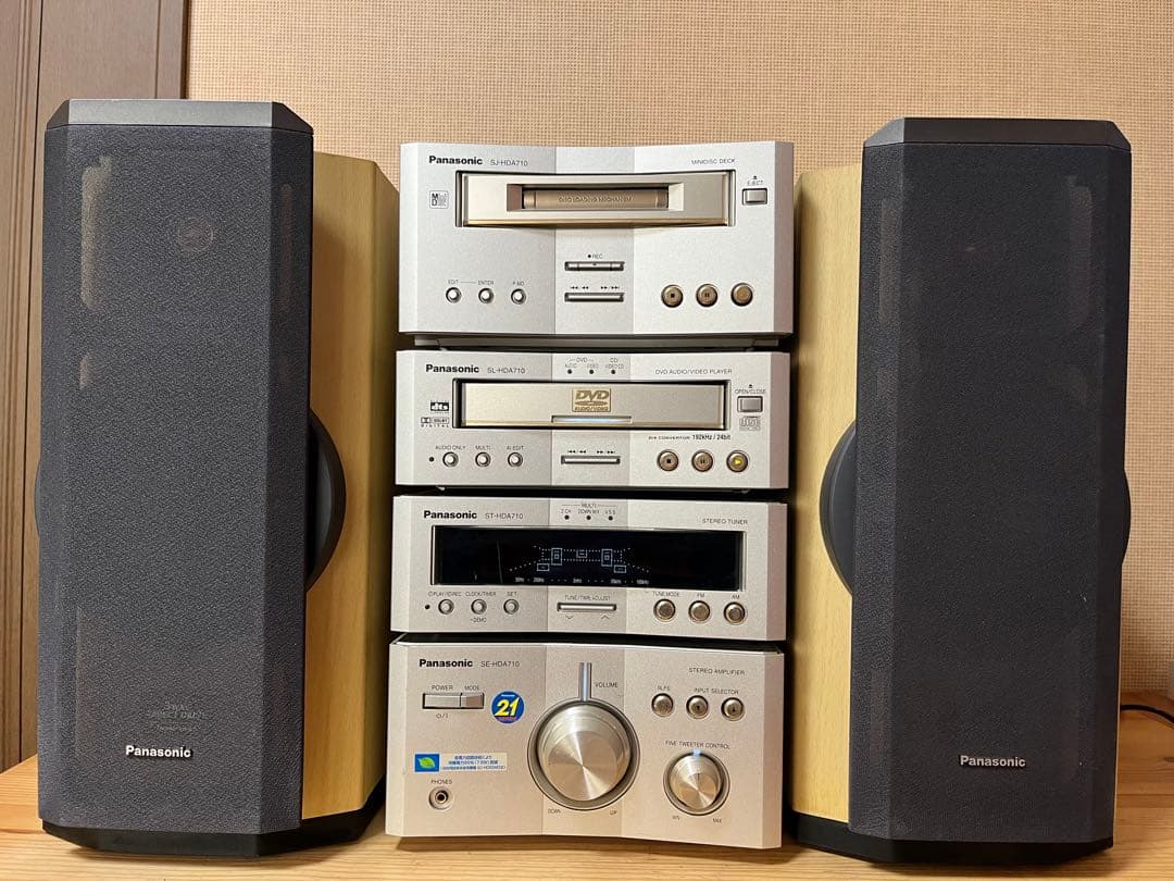 a437/Panasonic SL-ST-SE- SJ-HDA710ミニコンポ