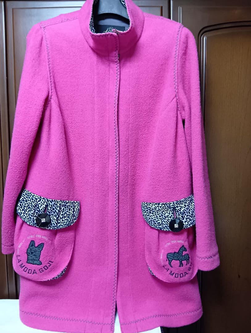 伊太利屋　LA MODA GOJI ピンクコート 伊太利屋 LA MODA GOJI ピンクコート 伊太利屋 LA MODA GOJI ピンク