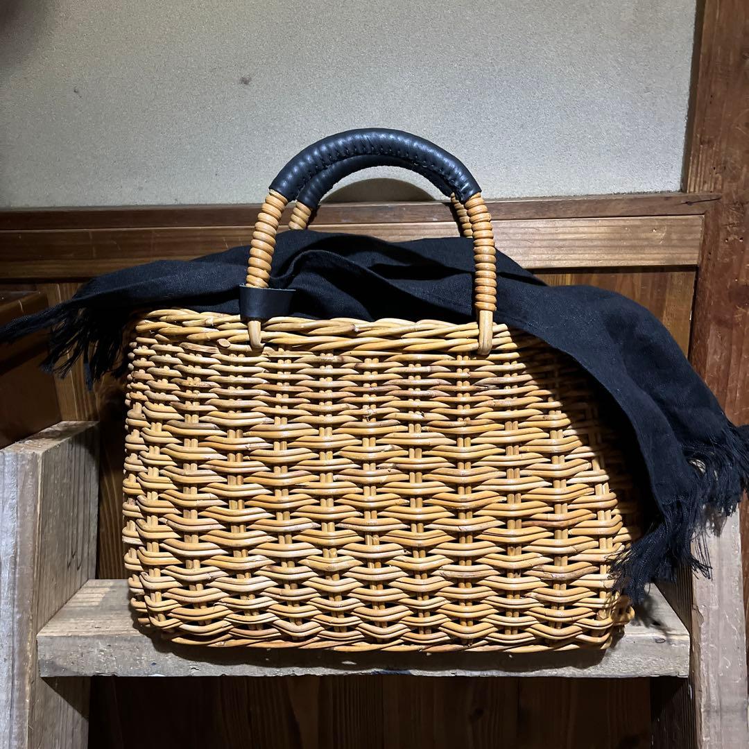 北欧暮らしの道具店　カゴバック 在庫限り取り扱い終了】「たっぷり荷物もすっぽり可愛く」よくばりかご