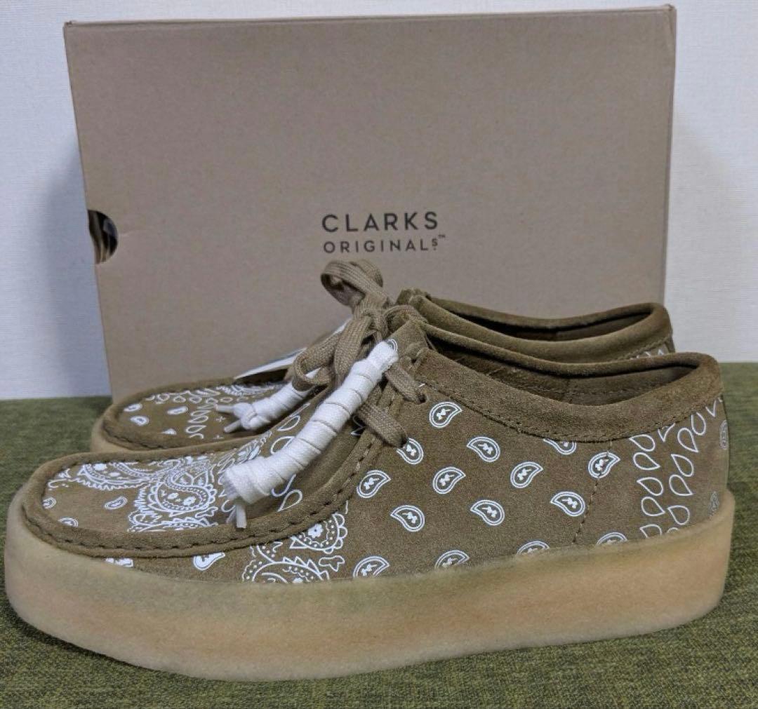 新品未使用•箱付き　CLARKS WALLABEE ワラビー ペイズリー Clarks Originals クラークス ワラビーブーツ CLARKS WALLABEE BOOT
