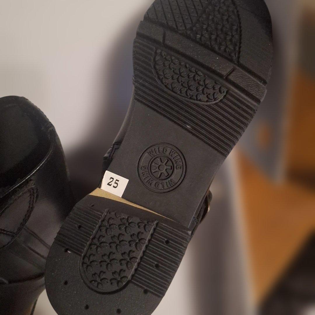 WILD WING ライディングブーツ 25.0cm イーグル WWM-0006