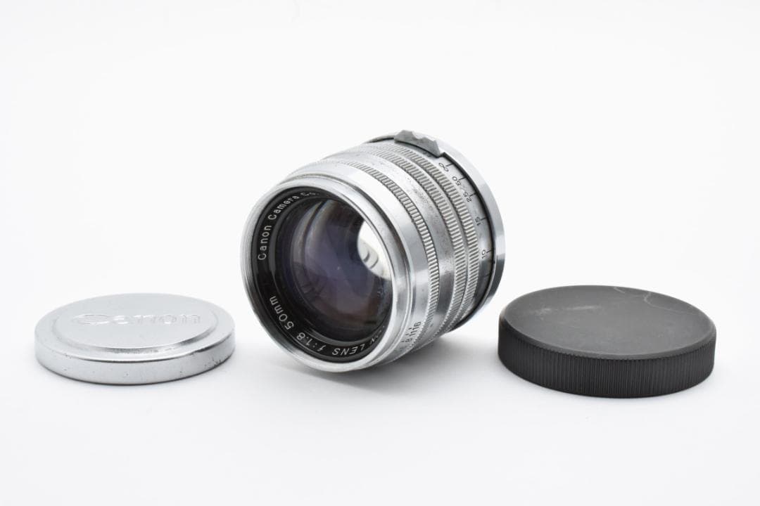 【純正メタルキャップ付属】 キャノン 50mm Ｆ1.8 ライカＬマウントレンズ Canon 50mm f1.8 (L) – FLASHBACK CAMERA
