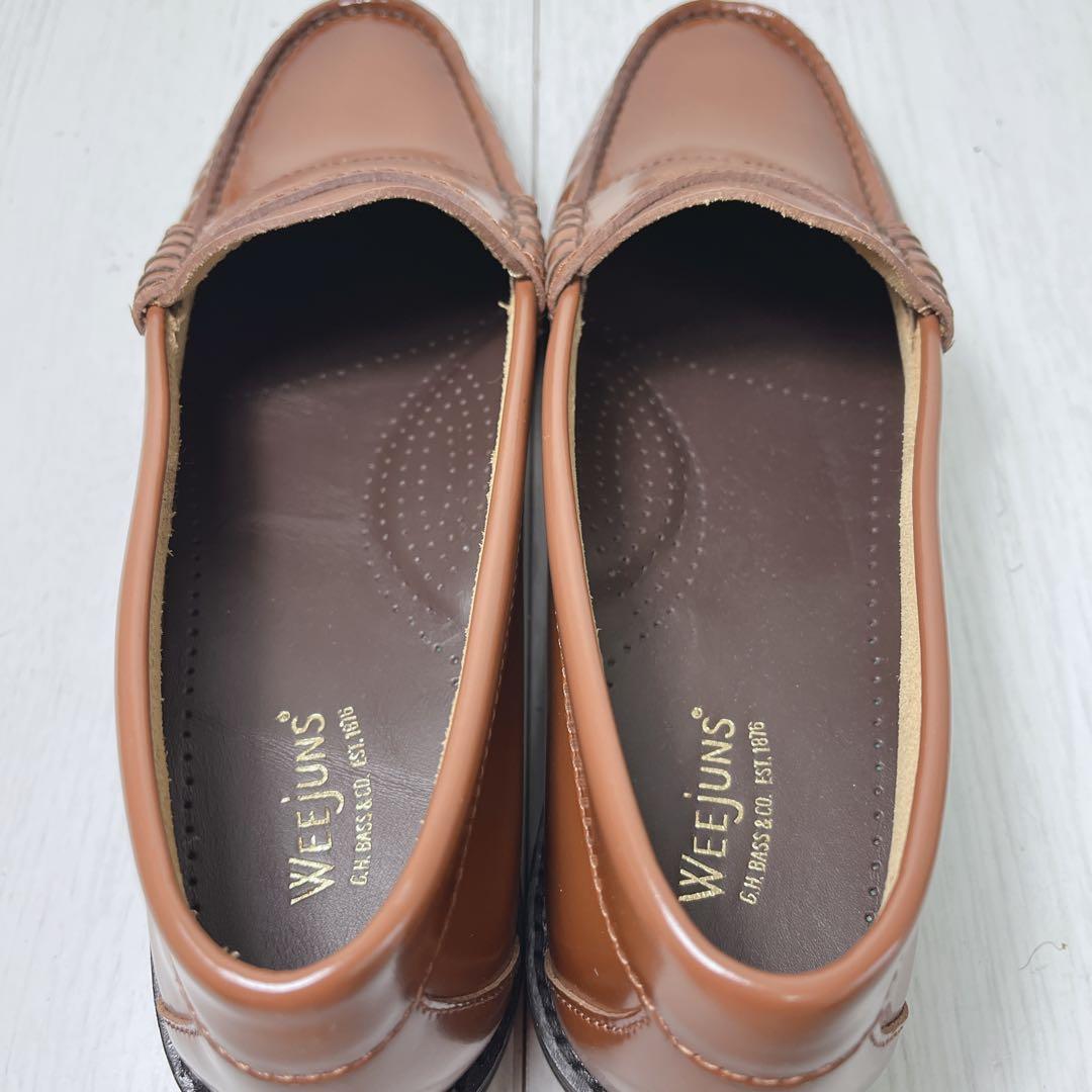 【極美品】G.H.BASS 25.5㎝ ローファー　キャメル