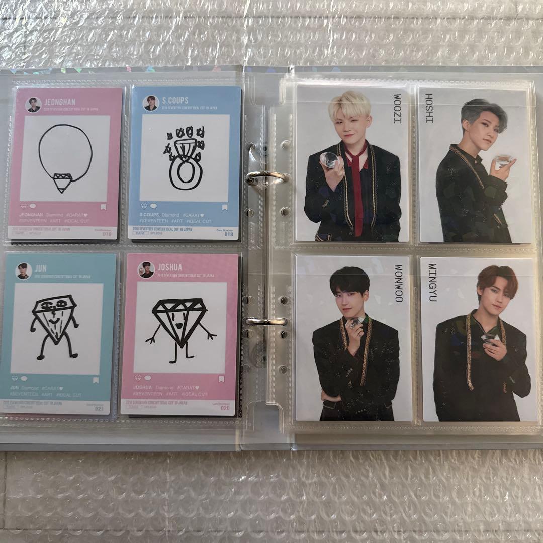 IDEAL CUT 2018 SEVENTEEN トレカ バインダー トレカ付き - メルカリ