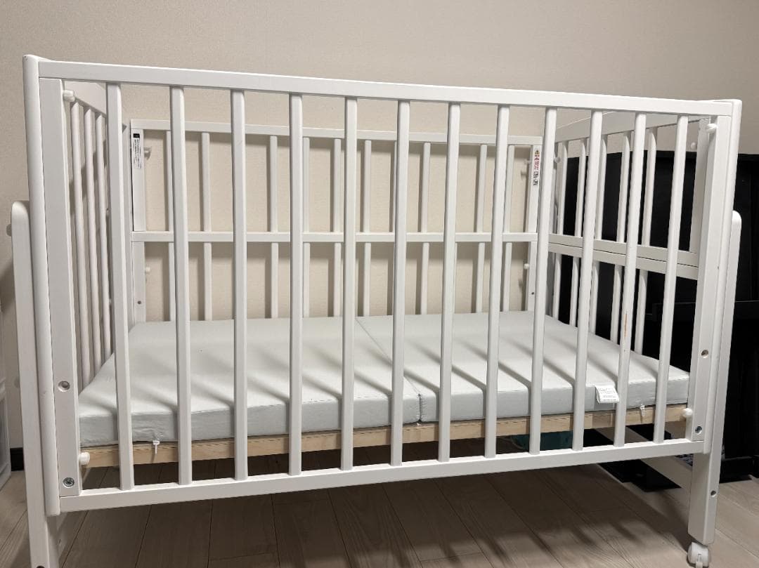 2024年3月購入 nommoc Wオープン ハイタイプ ベビーベッド　ホワイト 2024年3月購入 nommoc Wオープン ハイタイプ ベビーベッド ホワイト
