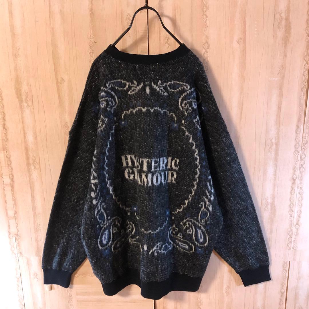 ヒステリックグラマー ニット セーター ビックヒスガールズロゴ 両面