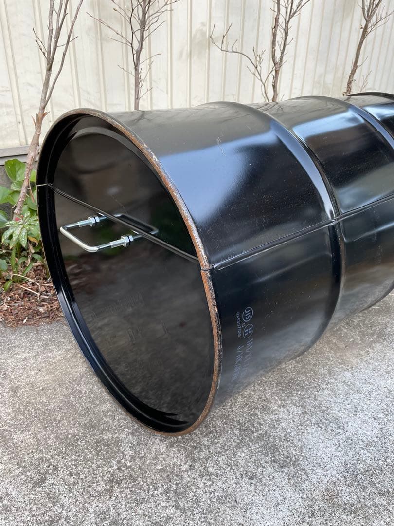 ドラム缶風呂 横置きタイプ すのこ付き 蓋あり - メルカリ