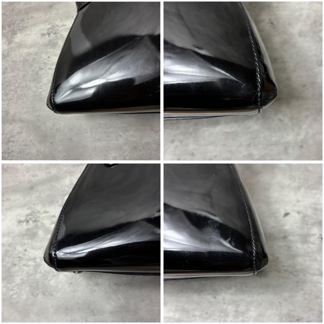 カルティエ レディース ハンドバッグ マルチェロ エナメル ブラック