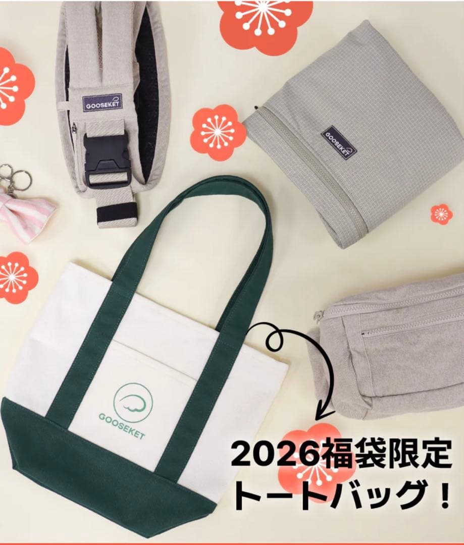 Ayaさん専用】2026福袋 GOOSEKET 365抱っこ紐Plus セット J2121669984