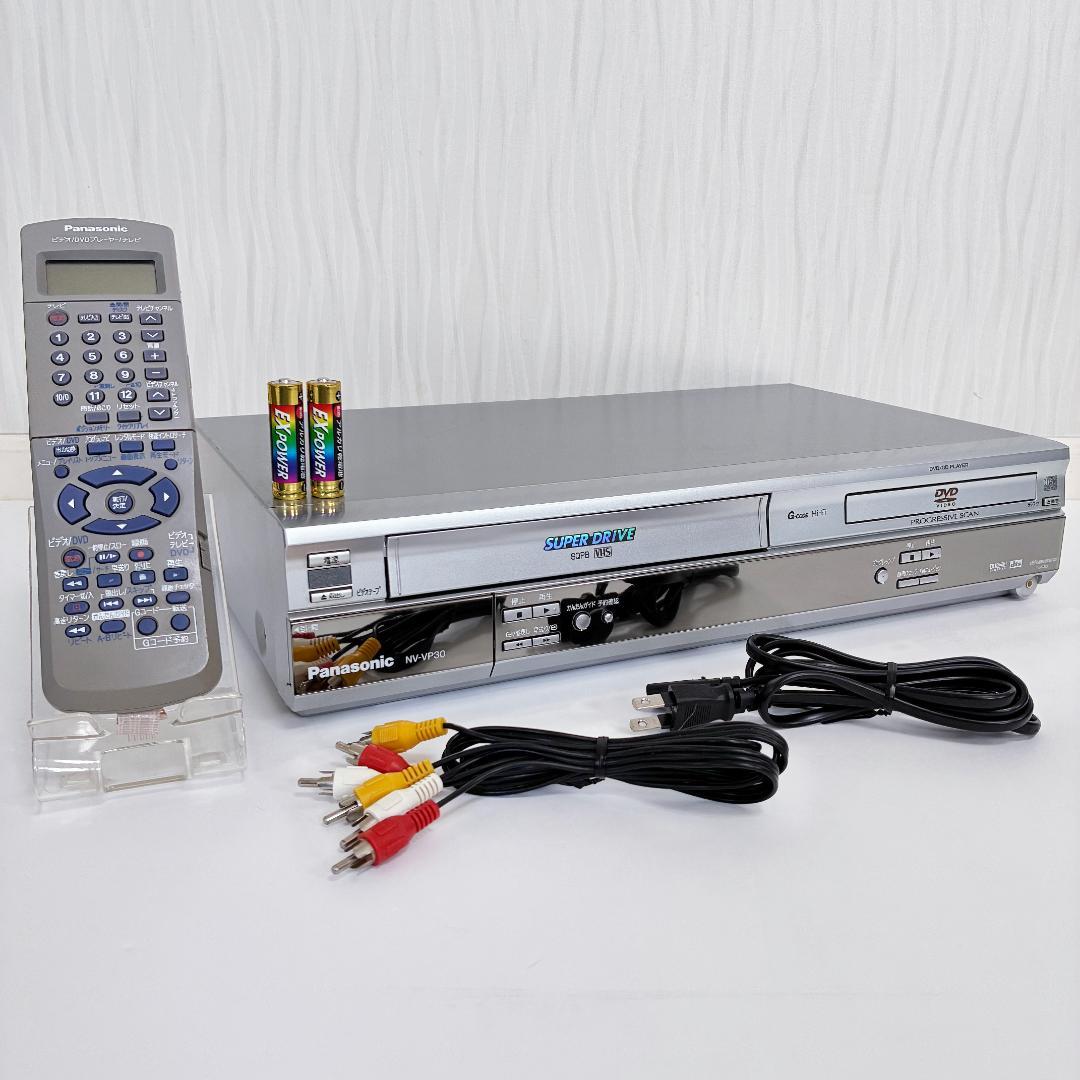 完動品】 パナソニック DVD VHS 一体型 ビデオデッキ NV-VP30 - メルカリ