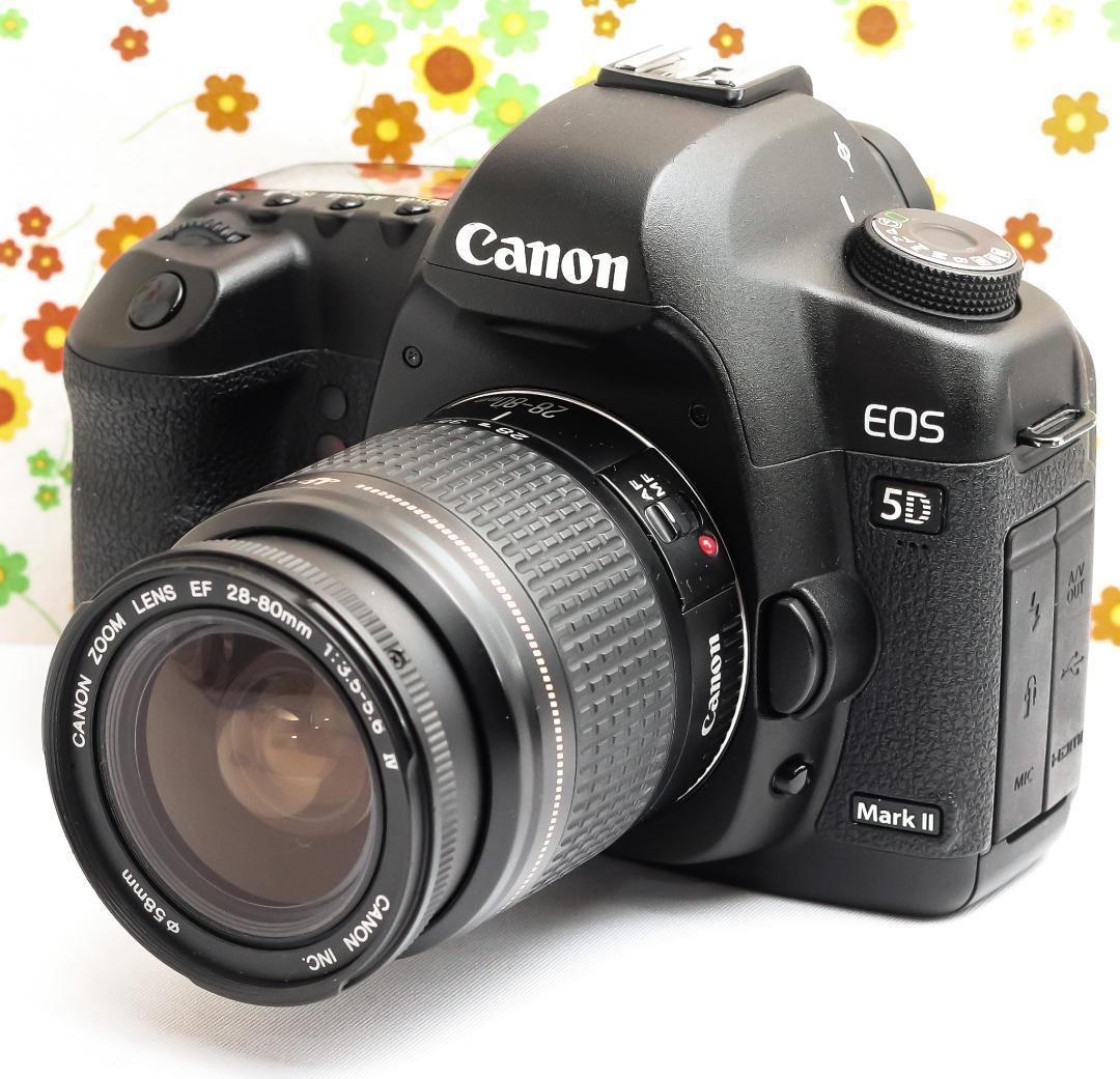 Canon 5D MarkII☆ダブルレンズ！☆高性能フルサイズ☆スマホに転送