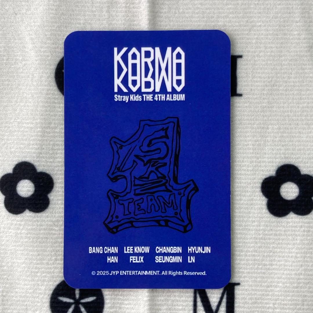 StrayKids ポップアップ ユニフォーム KARMA トレカ スンミン - メルカリ