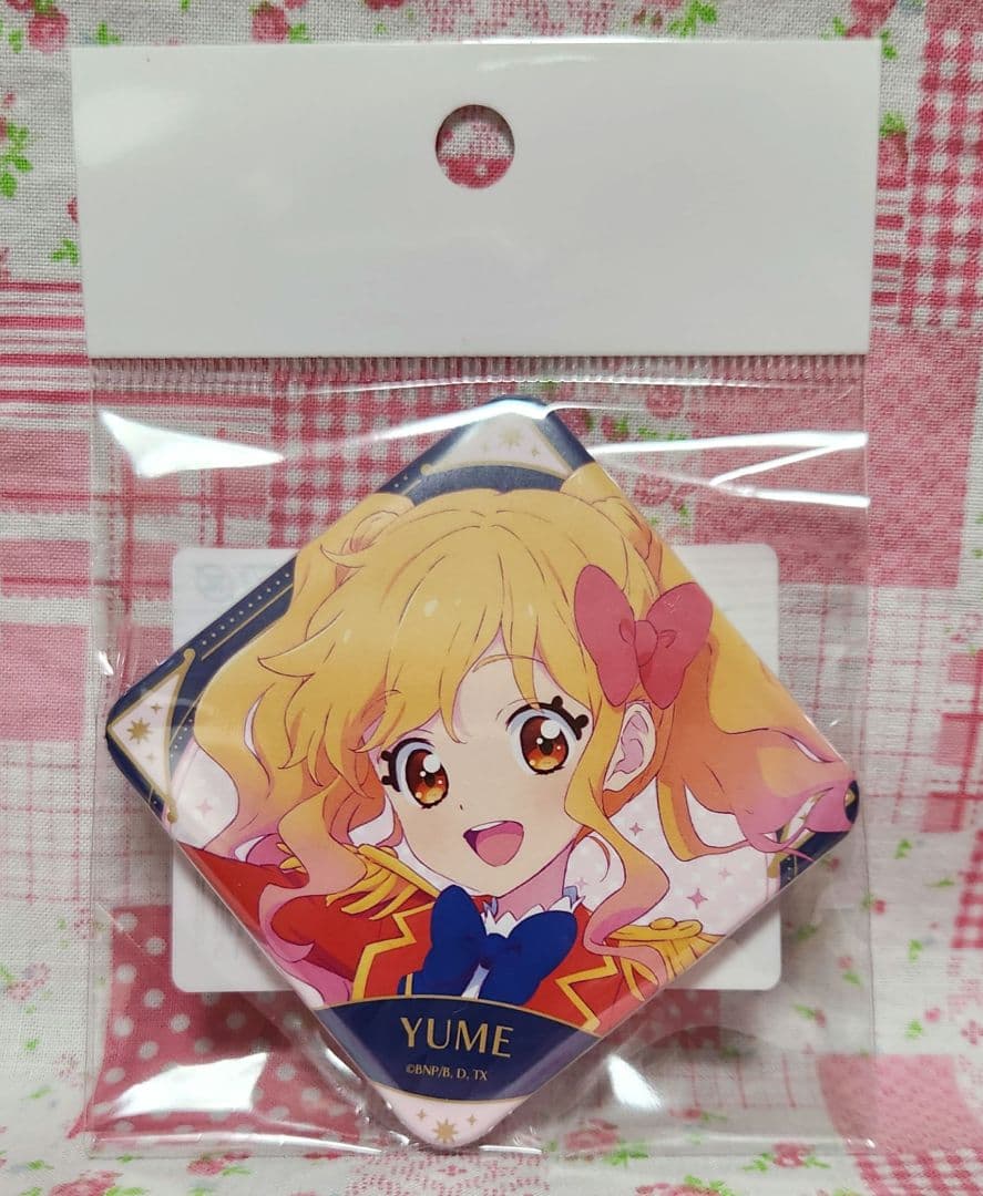 アイカツ！ 虹野ゆめ 缶バッジ アイカツプラネット イベント物販
