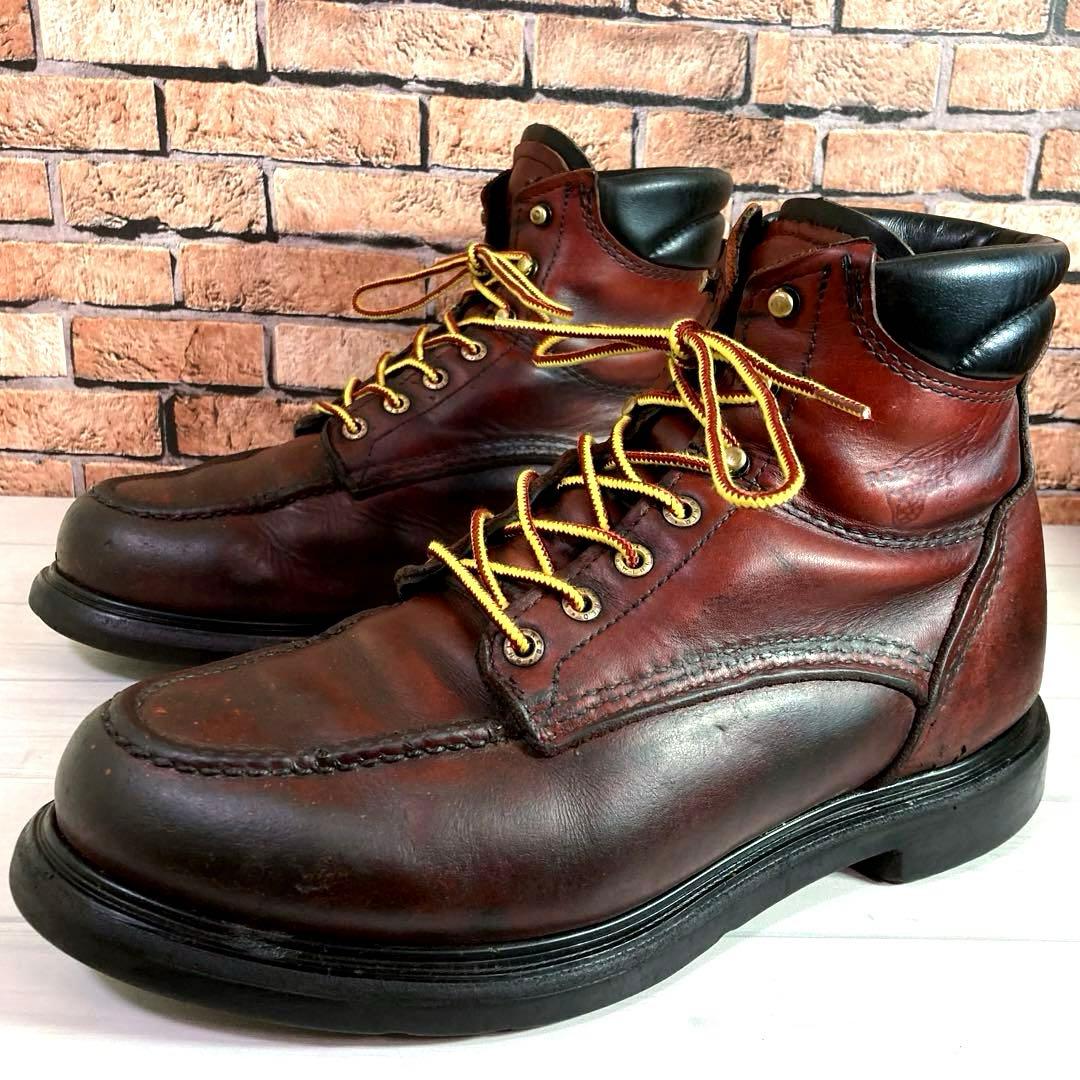 希少 92年製□レッドウィング□ワークブーツ✨202 刺繍羽タグ スーパー