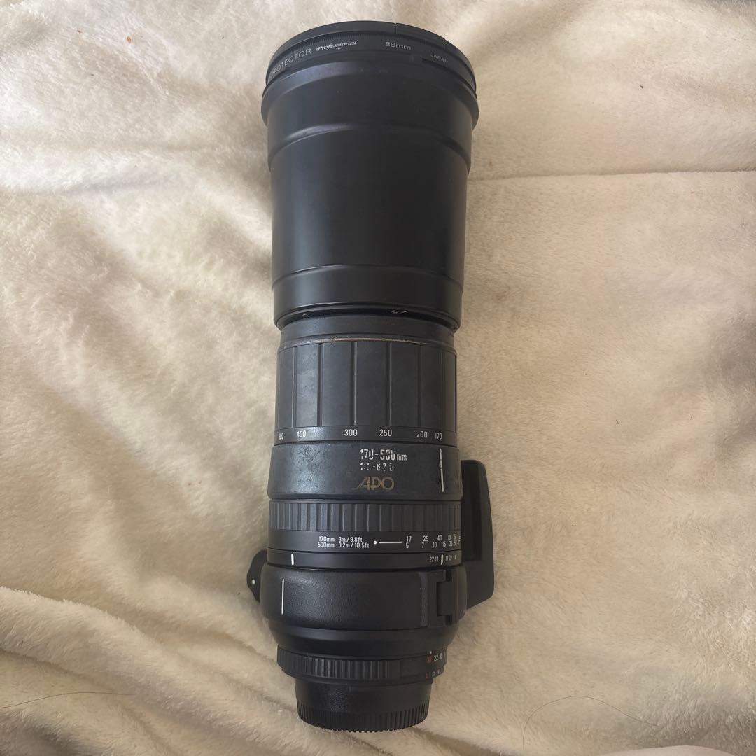 レンズ(ズーム) SIGMA APO 170-500mm f5-6.3 Nikon 714D5HUXiBL._AC_UF350,