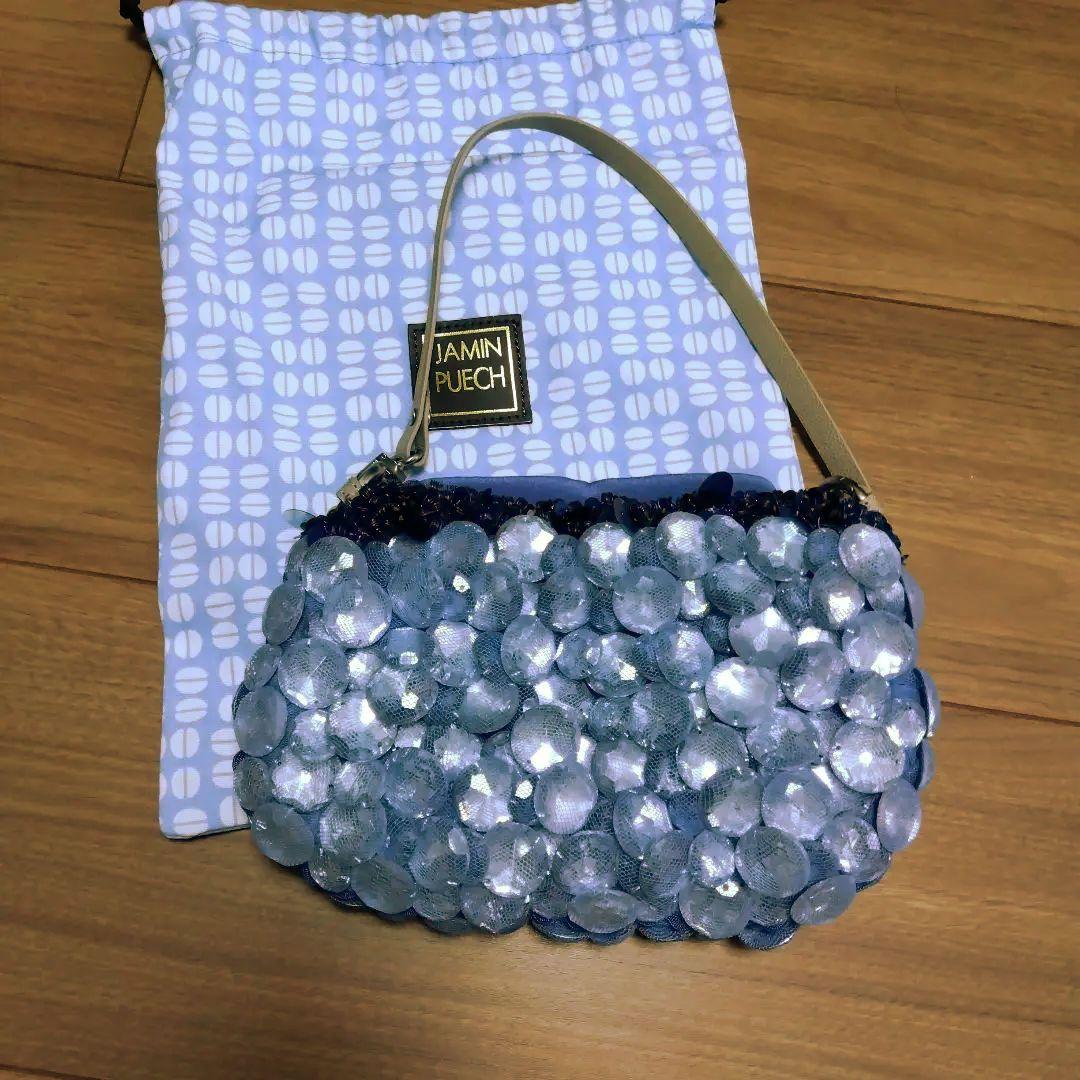 R*中様 新品未使用☆ジャマンピュエッシュ ビジューバッグ 結婚式 謝恩