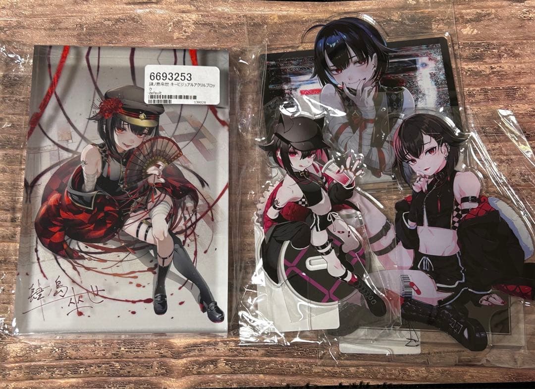 肆ノ島來世 しのしまらいせ DMMスクラッチ アクリルブロック セット