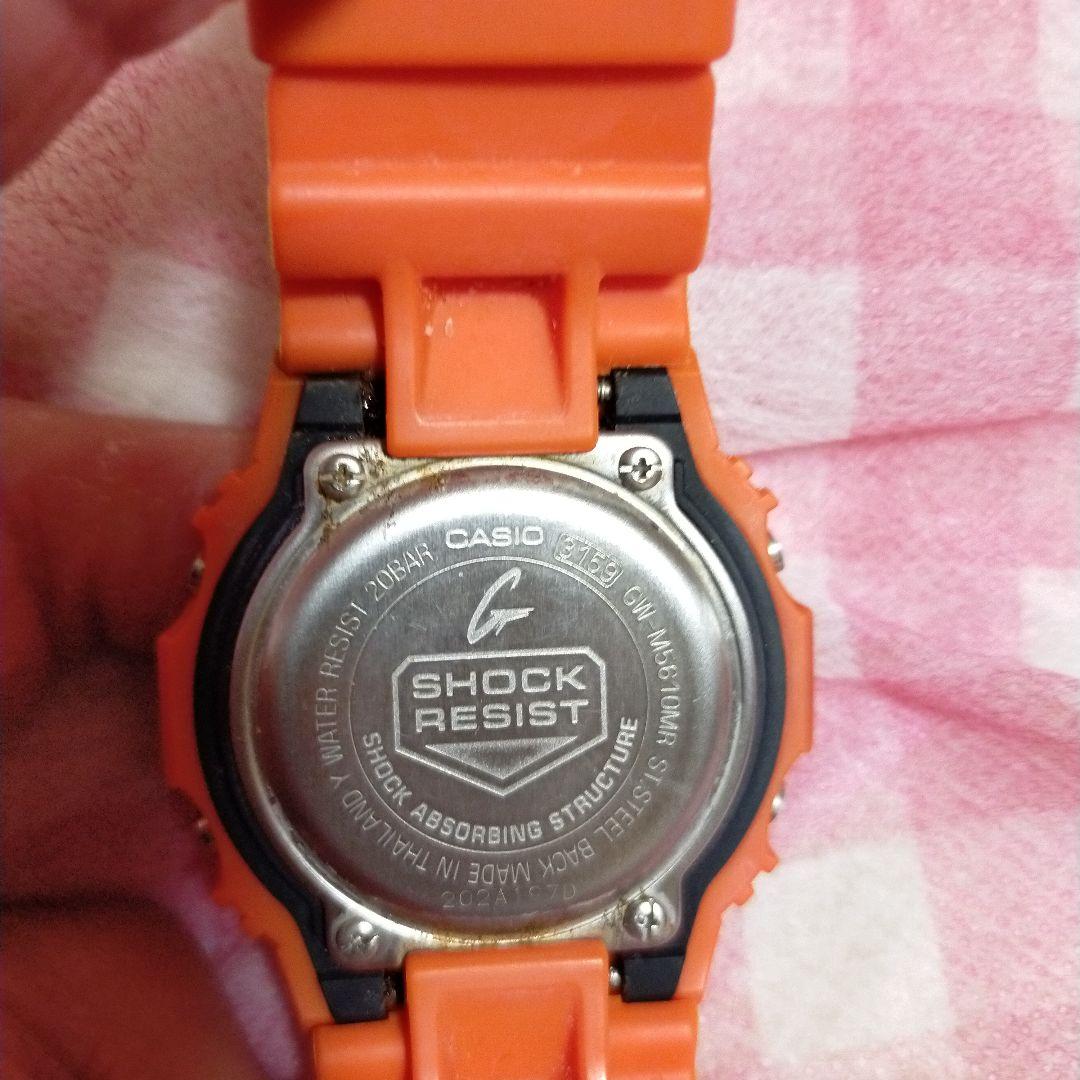 CASIO G-SHOCK オレンジ デジタル腕時計 - メルカリ