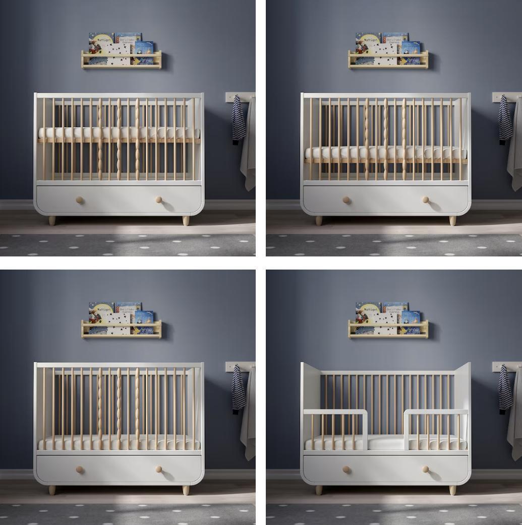 IKEA イケア ベビーベッド MYLLRA ミルラ - メルカリ