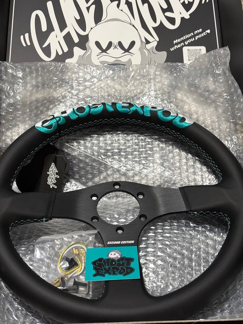 GHOST EXPOD ゴーストエキスポッド ステアリング Tiffanyカラー - メルカリ