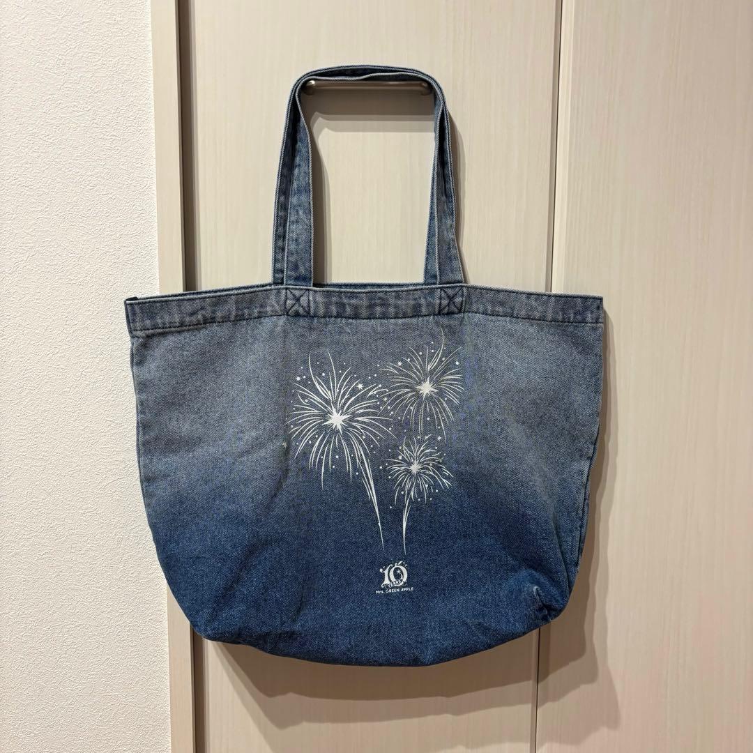 FJORD ミセスグリーンアップル デニムトートバッグ フィヨルド - メルカリ