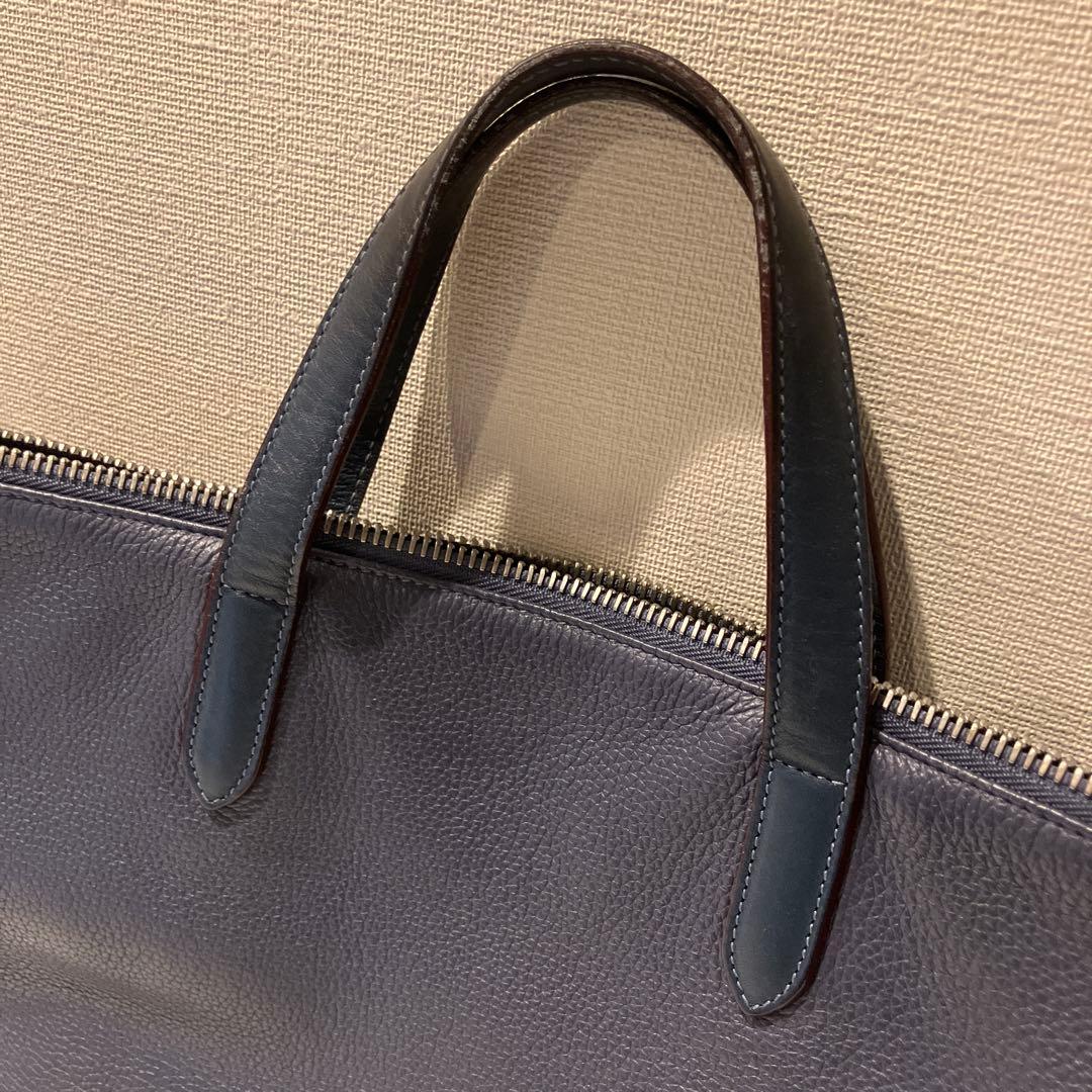 《中古美品》　ロエベ　トレドバッグ　ネイビー