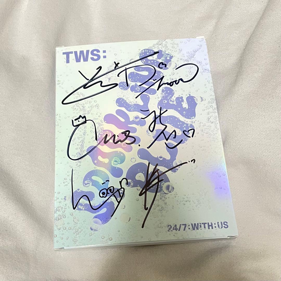 tws sparkling blue 全員直筆サイン入り トレカ付き - メルカリ