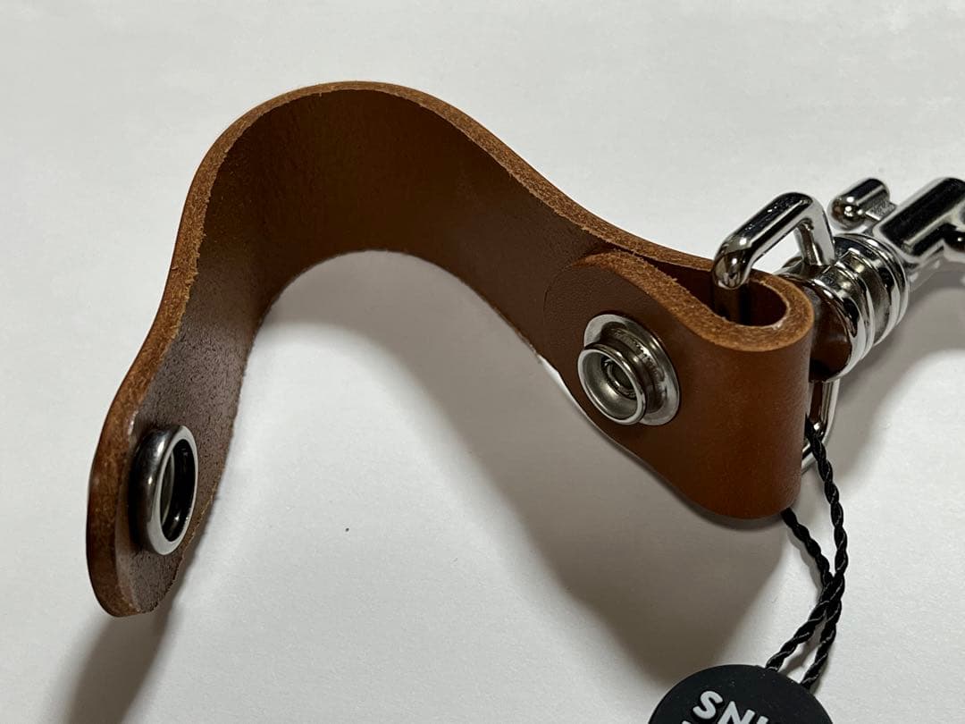 Supreme Leather Key Loop \"Brown\" 新品未使用