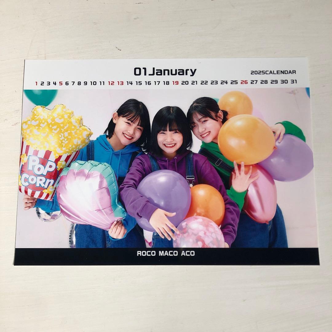ろこまこあこ2025年カレンダー1月から4月 - メルカリ