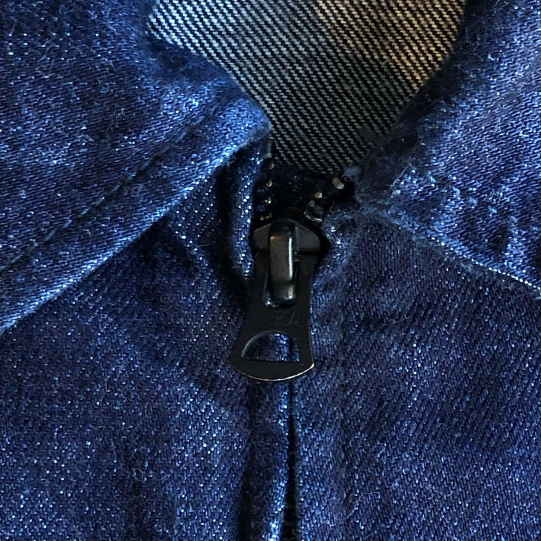 美品 桃太郎ジーンズ デニムオールインワン ツナギ 日本製 月桂樹