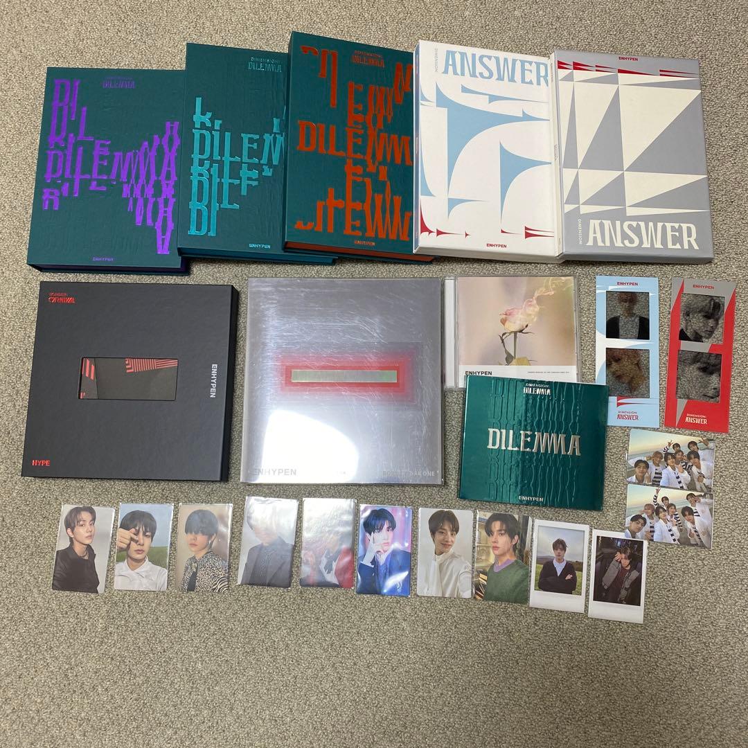 ENHYPEN アルバムランダムトレカ、fc特典付きまとめ売り