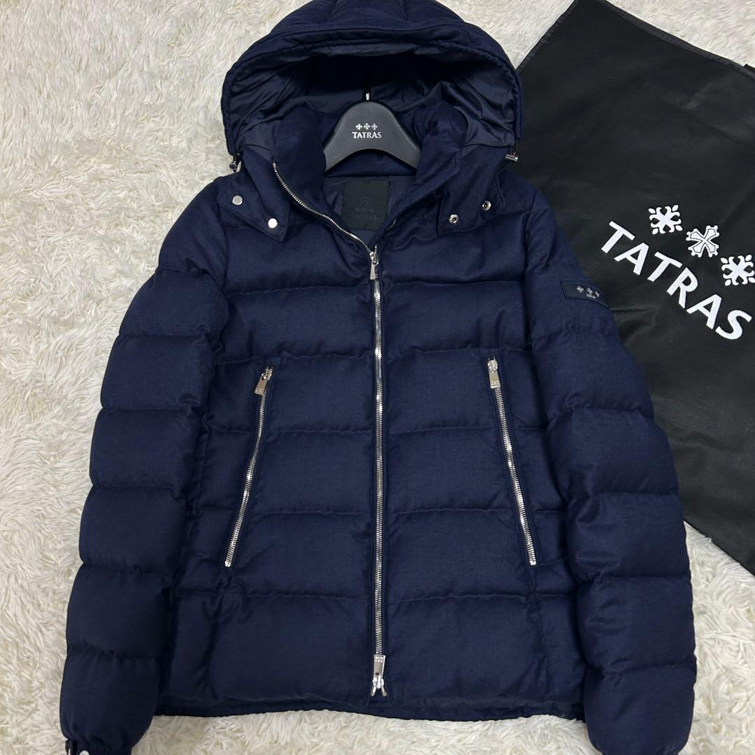 【極美品】タトラス ドミツィアーノ ダウンジャケット 濃紺 ネイビー 02 M DOMIZIANO ドミッツィアーノ ダウンジャケット | タトラス公式