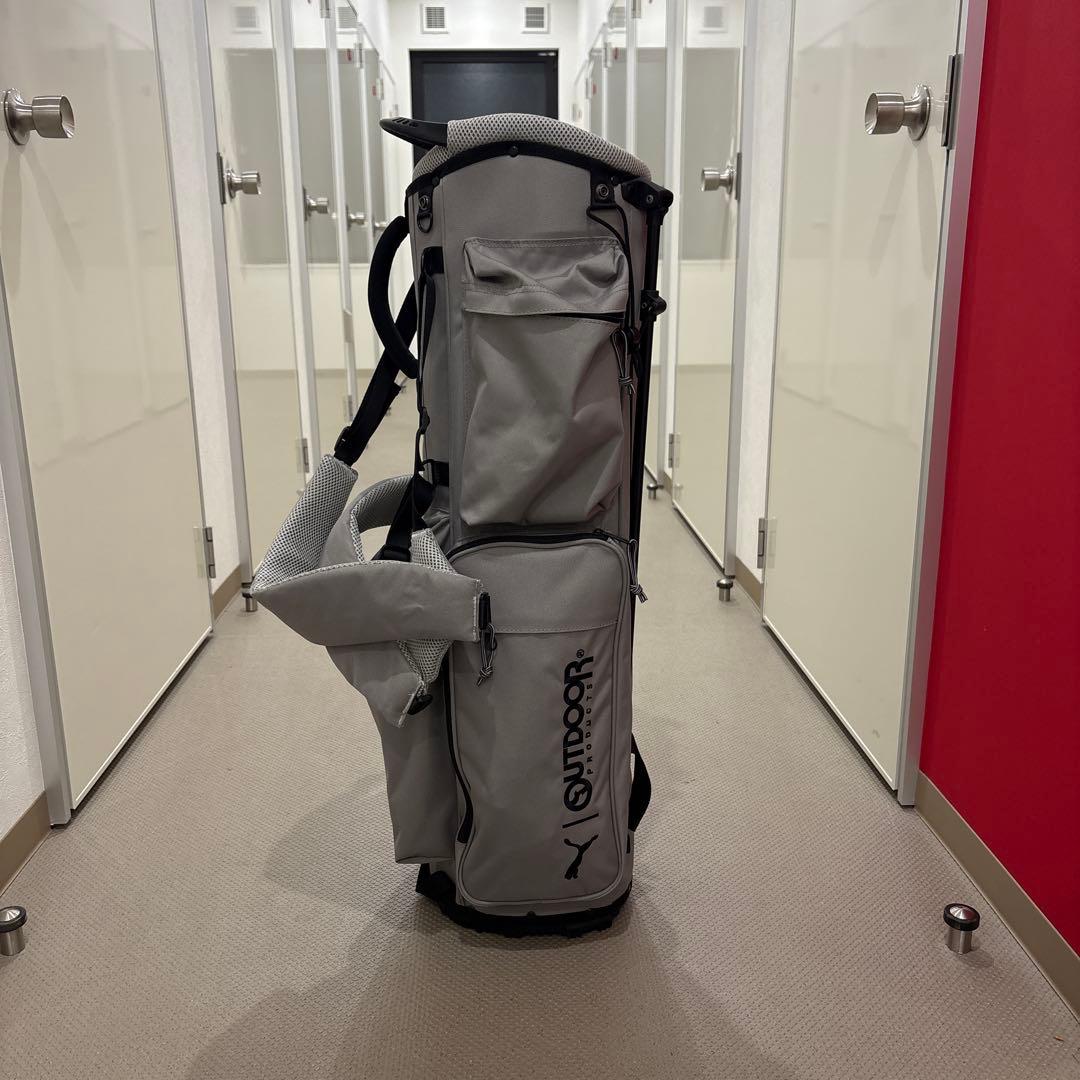 PUMA×OUTDOOR グレー キャディバッグ Amazon.co.jp: ゴルフ PUMA x OUTDOOR PRODUCTS スタンドバッグ_