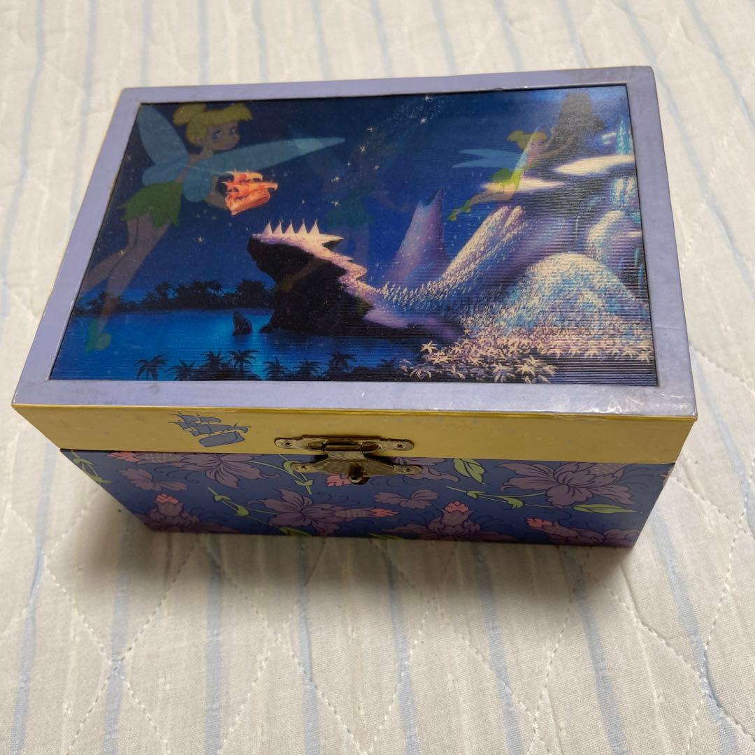 ピーターパン ティンカーベル オルゴール 小物入れ 宝物箱 ディズニー