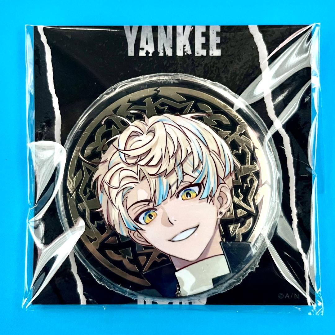 にじさんじ YANKEE ROAD ヤンキーロード 緋八マナ メタル 缶バッジ